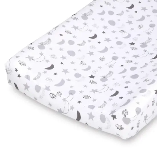 The Peanutshell Celestial Elephant Changing Pad Covers for Boys or Girls, Unisex, 3-Pack image {7}