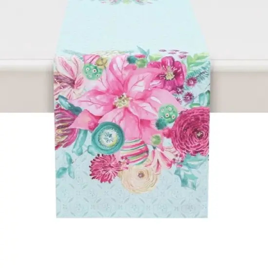 Laural Home Boho Christmas Rectangle Table Runner image {3}