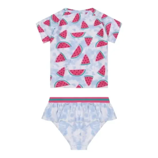 Andy & Evan Toddler Girl'S Rashguard Set Blue, Size 2T image {2}