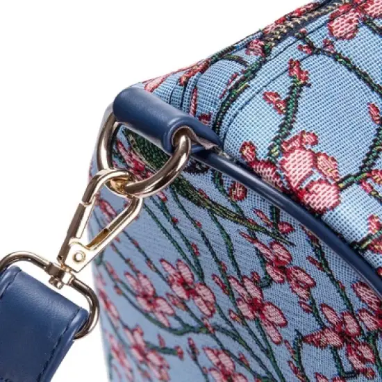 Signare USA Licensed Almond Blossom And Swallow Blue Big Holdall/Duffel Bag image {6}