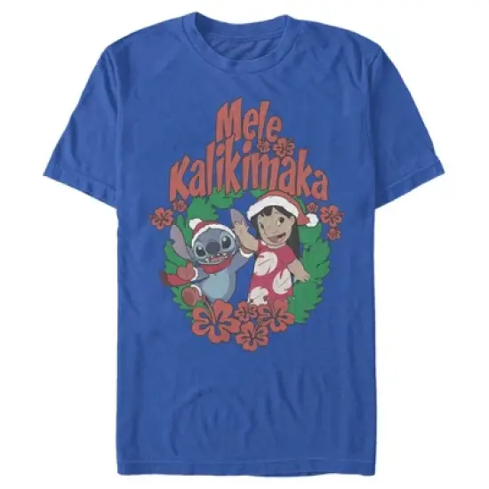 Men's Lilo & Stitch Mele Kalikimaka Christmas T-Shirt image {3}