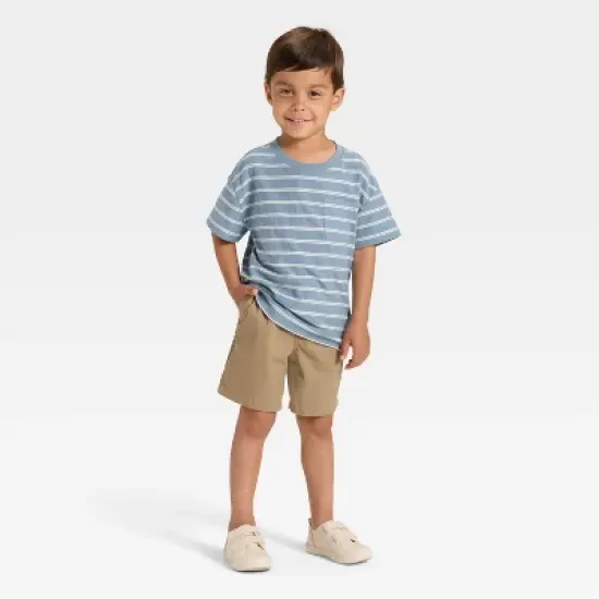 Toddler Boys' Short Sleeve Striped Jacquard T-Shirt - Cat & Jack&trade; image {2}