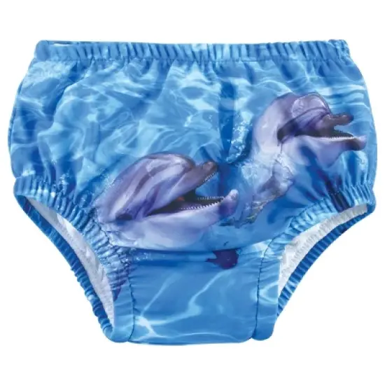 Hudson Baby Infant and Toddler Unisex Swim Diapers, Coral Reef Dolphin image {2}
