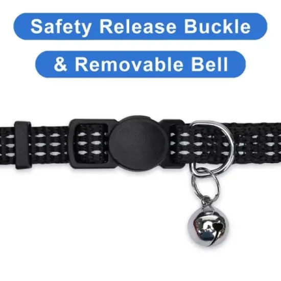 Pawtitas Reflective Cat Collar Adjustable image {5}