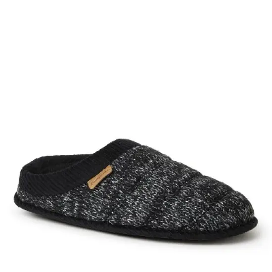 Dearfoams Men's Asher Marled Knit Clog Slipper image {5}