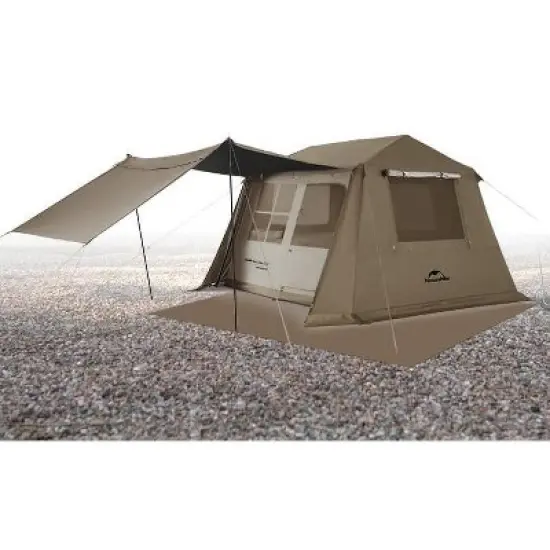 Naturehike Waterproof Tent Footprint &ndash; Durable Camping Ground Cloth, Thick Polyester, Water-Resistant 3000mm, Portable Picnic & Beach Mat image {1}