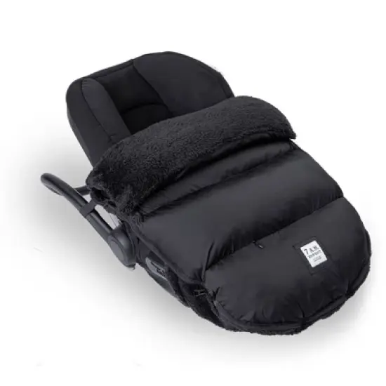 7AM Enfant PlushPOD Multi-Seaonal Footmuff - Black S/M image {2}