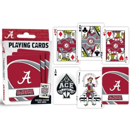 MasterPieces Officially Licensed NCAA Alabama Crimson Tide Playing Cards - 54 Card Deck for Adults image {3}
