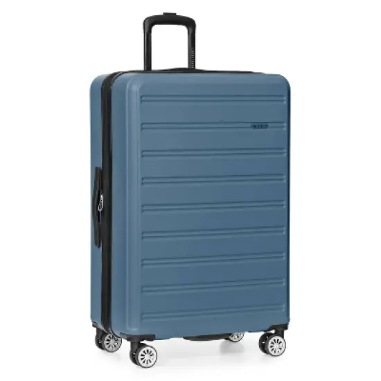 Travel Select Snowcreek Matte 30" Large Checked Hardside Spinner Suitcase image {3}