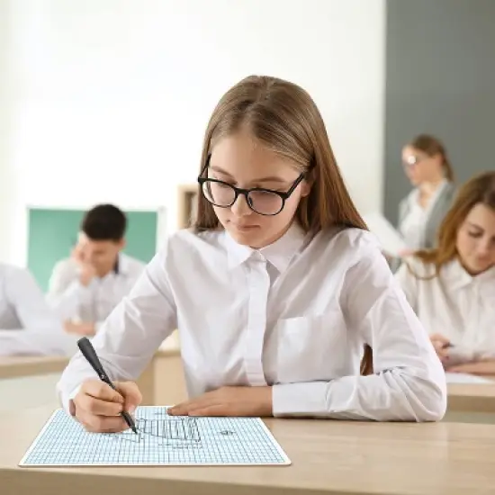 SCRIBBLEDO Box Grid 9&rdquo;x12&rdquo; Dry Erase Board image {5}