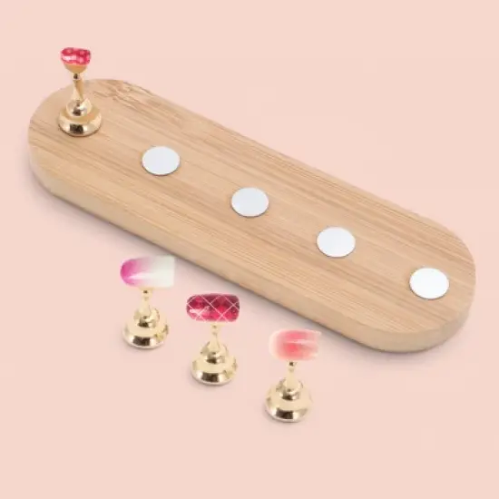 Unique Bargains Oval Nail Display Stand 1 Set image {1}