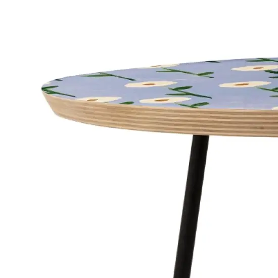 Reves et Histoires Cute Little Flowers Side Table - Deny Designs image {2}