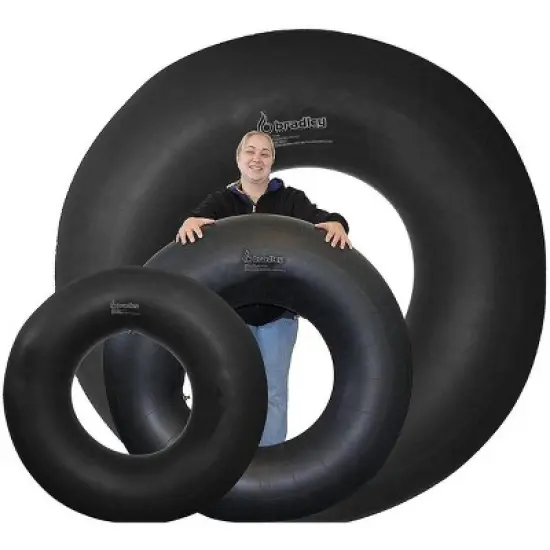 Bradley heavy duty TWO (2) PACK 44" #85146 butyl rubber innertubes for sledding; Inner tubes for pool closing and for floating on the river. image {3}