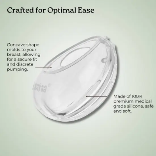 haakaa Shell Wearable Silicone Breast Pump image {3}