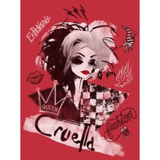 Men's Cruella Fashion Sketch Sweatshirt image {1}