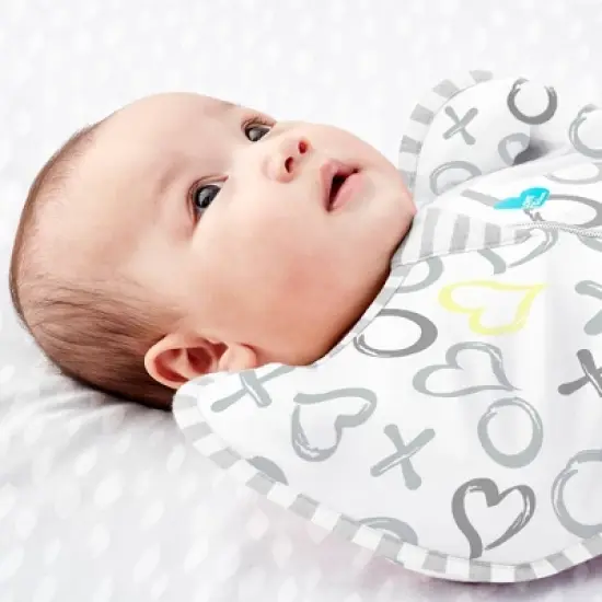 Love To Dream Swaddle UP Silky-Lux Swaddle Wrap - Kisses image {2}