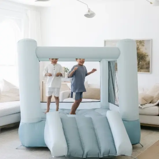 SMOL Inflatable 6' x 6' Bounce House Tumble - Blue image {1}