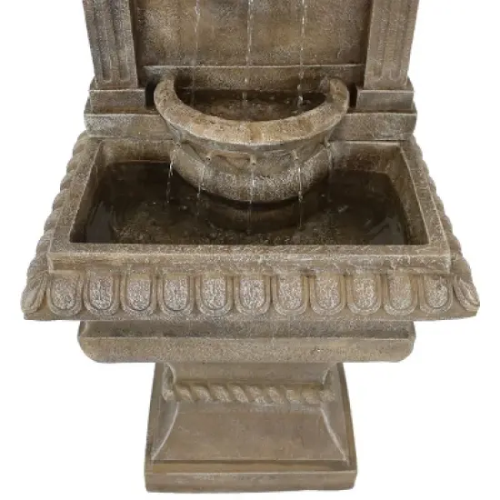 Sunnydaze 51"H Electric Polyresin Ornate Lavello Outdoor Water Fountain image {4}