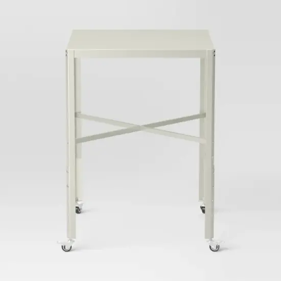 Adjustable Dorm Bistro Table Off-White - Room Essentials&trade; image {2}