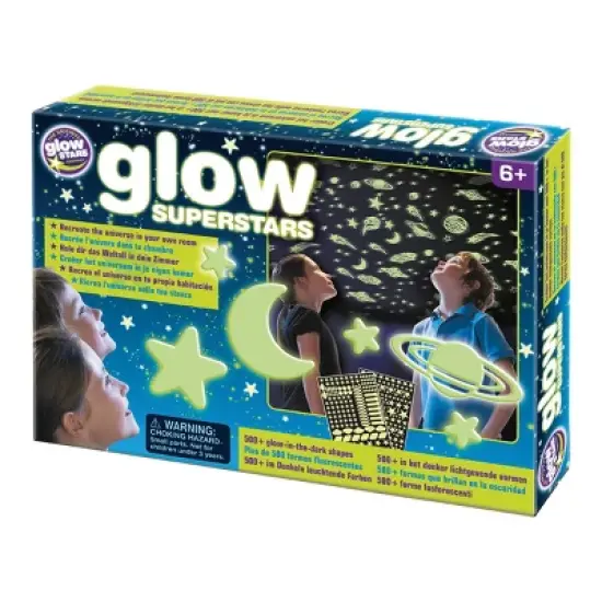 The Original Glow Stars Glow Superstars Stickers 500+ Pieces image {2}