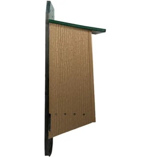 JCs Wildlife Recycled Poly Lumber 5 Chamber Bat House - Holds up to 500 Bats, Easy for Bats to Land and Roost - Outdoor Bat Shelter - Weather image {2}