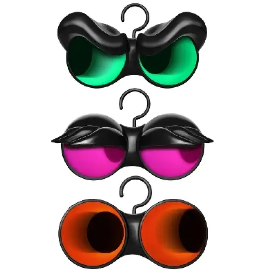 Joyfy 3 Packs Halloween Outdoor Decorations Flashing Peeping Eyes Lights with Timer for Halloween Party Outdoor Indoor Yard Lawn Garden Decoration image {9}