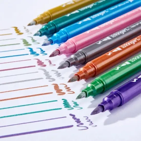 KINGART Twin-Tip&trade; Metallic Pens 24 Colors image {6}