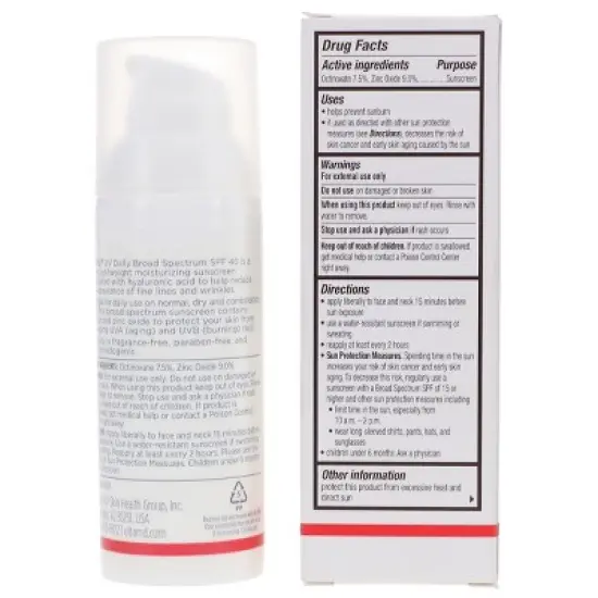 EltaMD UV Daily Broad Spectrum SPF 40 Face Sunscreen 1.7 oz image {1}