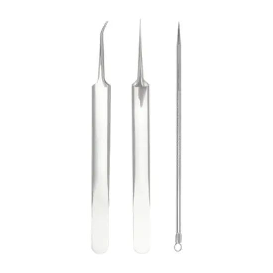 Unique Bargains Facial Pimple Extractor Tool Kit 1 Set image {7}