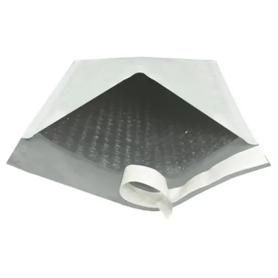 UOFFICE Pack of 100 White Poly Bubble Mailer Bags 7.25"x12"- #1 Envelopes image {2}