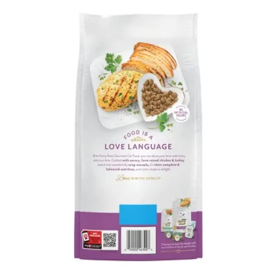 Purina Fancy Feast with Chicken & Turkey Adult Gourmet Dry Cat Food - 48oz image {1}