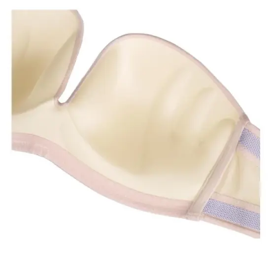 Allegra K Women's Anti-Slip Push-up Wedding Underwire Bridal Balconette Strapless Bra image {2}