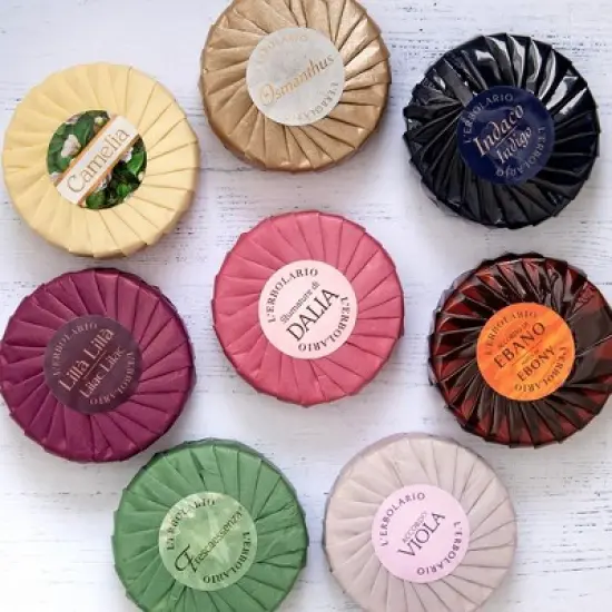 L'Erbolario Camelia Perfumed Bar Soap - Beauty Bar Soap - 3.5 oz image {2}