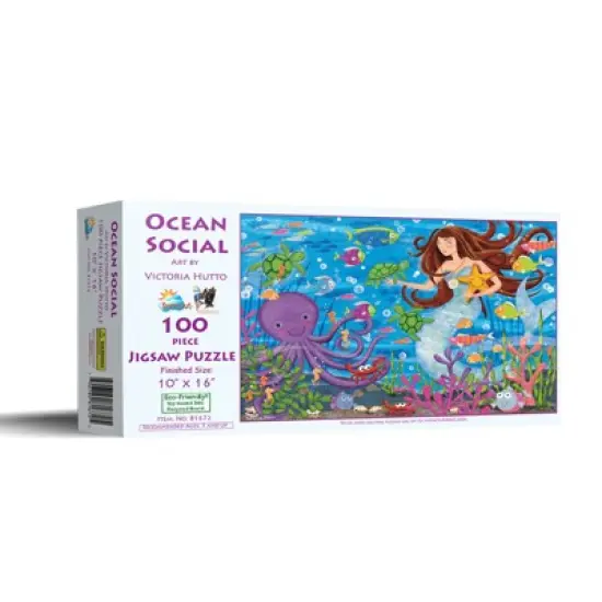 Sunsout Ocean Social 100 pc   Jigsaw Puzzle 81672 image {1}