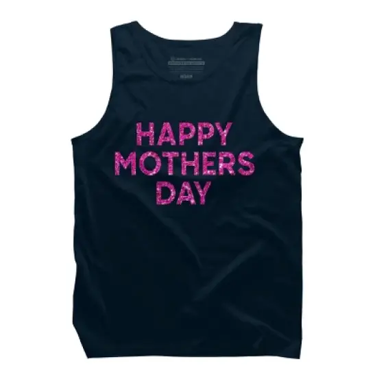Men's Design By Humans Happy Mother's Day Confetti Text By MeowShop Tank Top image {4}