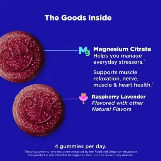 OLLY Vitamin Magnesium Gummies - 60ct image {11}
