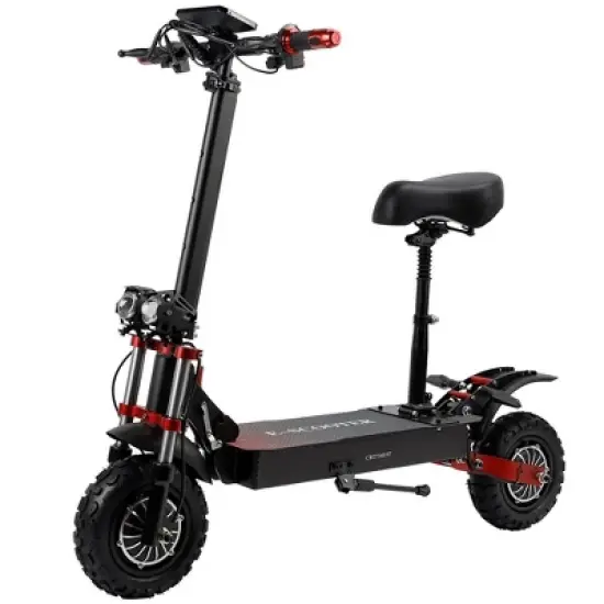 Topteng 12" Electric Scooter for Adults - Black: 2000W Motor, 40 MPH Max Speed, 50 Mile Range image {12}