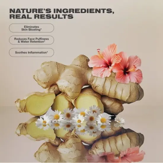 Imarais Beauty De-Puff Anti-Bloat Gummies for Fast Bloating Relief - Vegan and Sugar-Free - 30ct image {3}