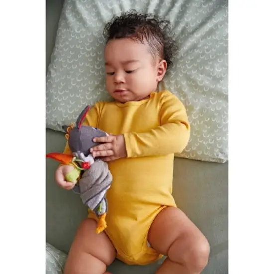 HABA Cuddly Donkey Snuggly Lovey Baby Blankie image {5}