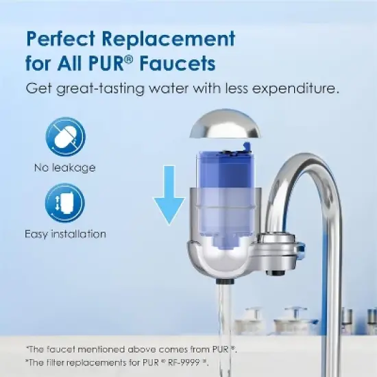 Waterdrop NSF Certified Water Filter, Replacement for All PUR (2 Count) image {1}