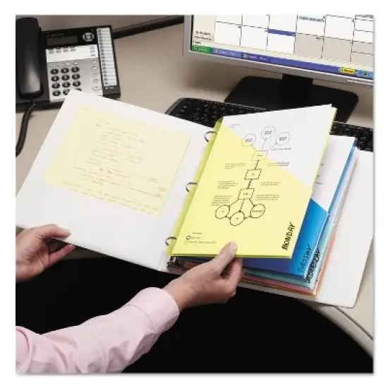 Smead Organized Up Poly Slash Jackets Letter Assorted 5/Pack 89505 image {1}