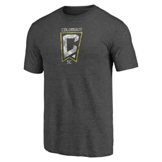 MLS Columbus Crew Men's Throwback Tri-Blend T-Shirt image {1}