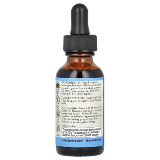Eclectic Herb Ashwagandha Extract, 1 fl oz (30 ml) image {1}