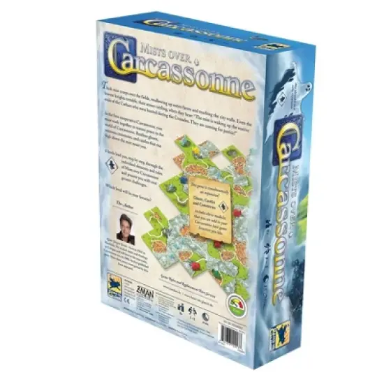 Asmodee Mists Over Carcassonne Game: Creative Thinking & Problem Solving Board Game for 2-6 Players image {1}