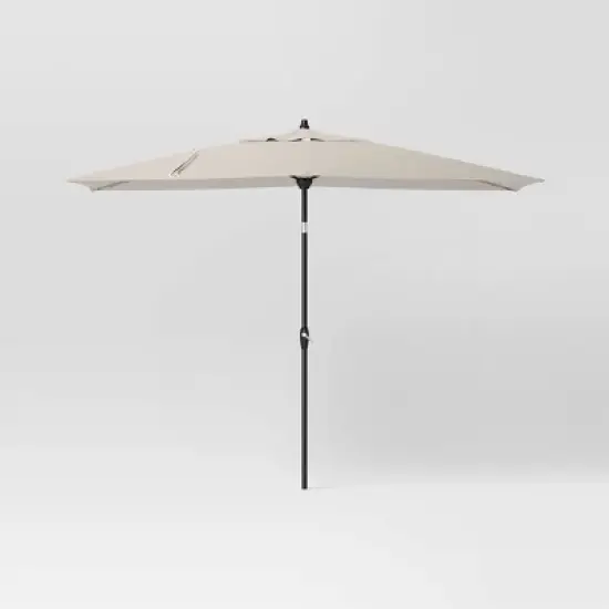 10'x6' Rectangular Market Patio Umbrella - Black Pole - Threshold&trade; image {9}