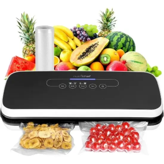 NutriChef Automatic Food Vacuum Sealer w/ Starter Kit image {8}