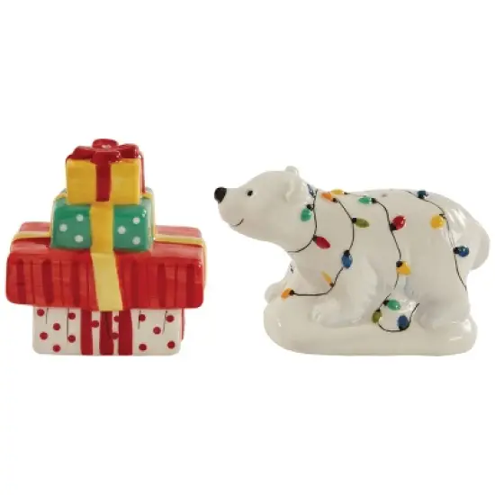 Split P Polar Bears Salt And Pepper Set image {3}