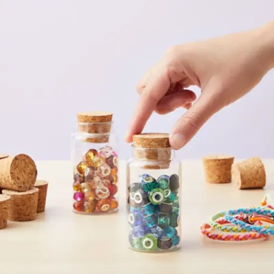 Juvale 20 Pack Size #16 Tapered Cork Plugs for Arts and Crafts (1.34 x 1 x 1.1 in) image {1}