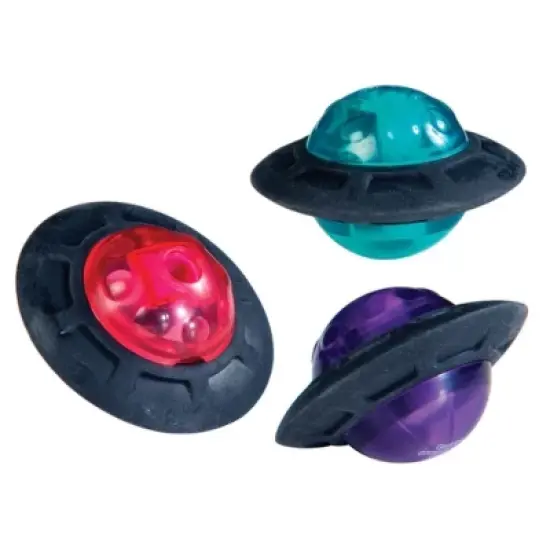 UFO Pencil Sharpeners and Erasers Novelty Stationery, 3 pcs image {2}