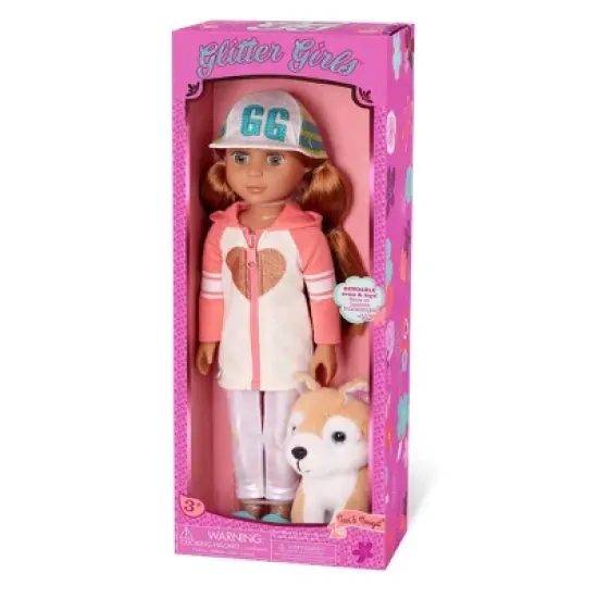 Glitter Girls Tavi with Dog Plush Nougat 14" Doll & Pet Set image {5}